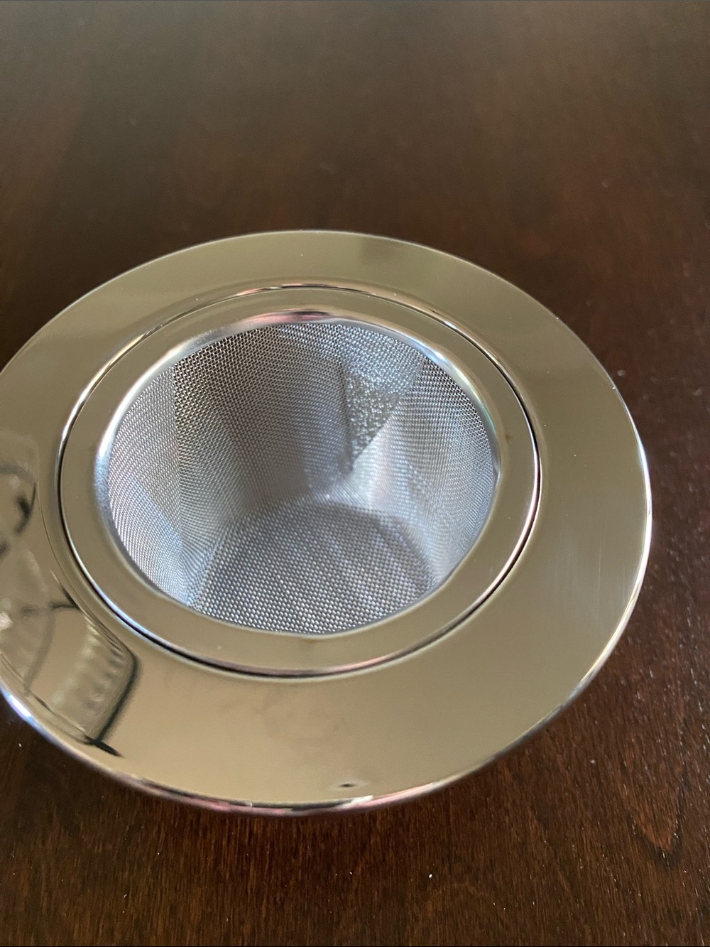 Large Rim Tea Strainer - RSVP International - Picture 3 of 6